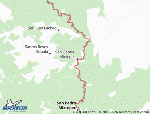 MICHELIN La Cruz map - ViaMichelin