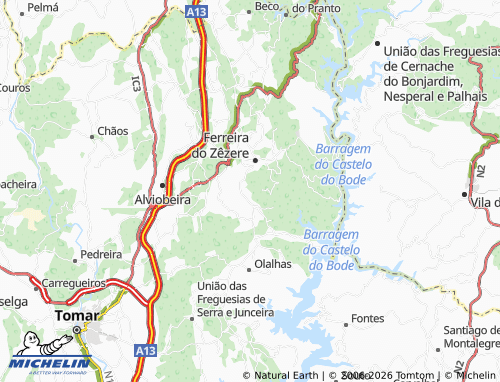 Mapa MICHELIN Casal da Rainha - ViaMichelin