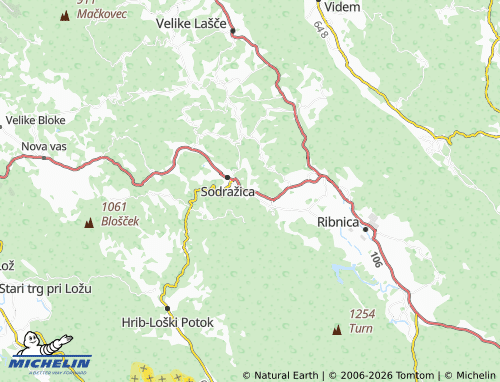 Mapa MICHELIN Zamostec - ViaMichelin
