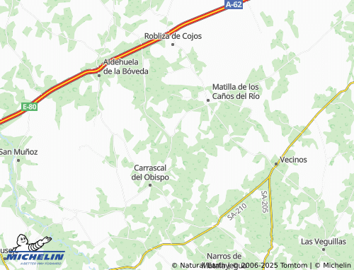 MICHELIN Villalba de los Llanos map - ViaMichelin