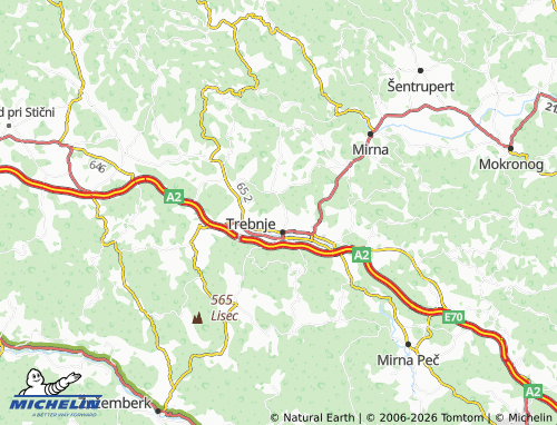 MICHELIN Pekel map - ViaMichelin