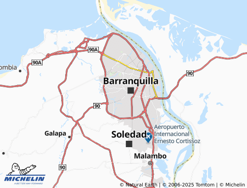 MICHELIN La Ceiba map - ViaMichelin