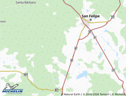 MICHELIN El Saucillo map - ViaMichelin