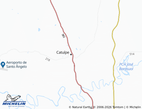 Mapa MICHELIN Catuípe - ViaMichelin