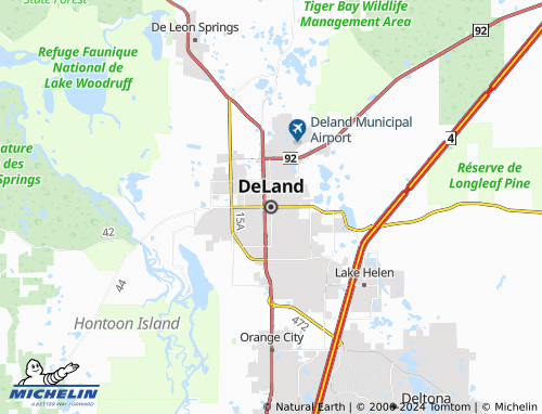 MICHELIN DeLand map - ViaMichelin