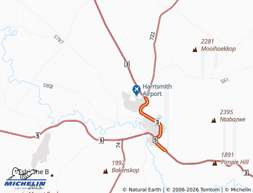 Mappa MICHELIN The Willows - ViaMichelin