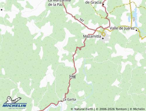 MICHELIN La Central map - ViaMichelin