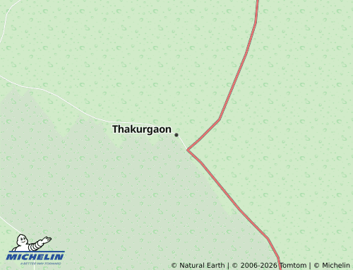 Mappa MICHELIN Thakurgaon - ViaMichelin