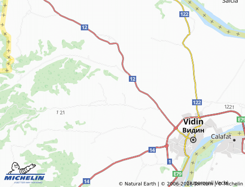 MICHELIN Dinkovitsa map - ViaMichelin