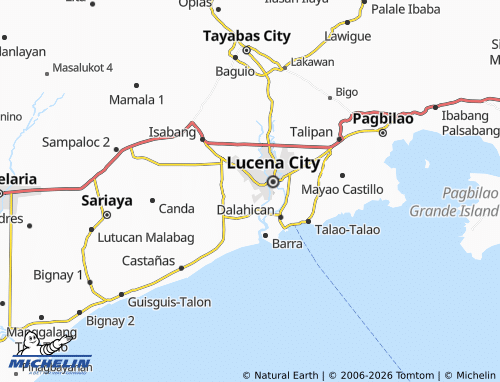 MICHELIN Ibabang Iyam map - ViaMichelin