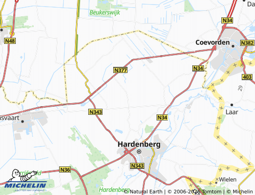 MICHELIN Oud-Lutten map - ViaMichelin