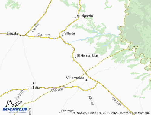 Carte MICHELIN El Herrumblar - ViaMichelin