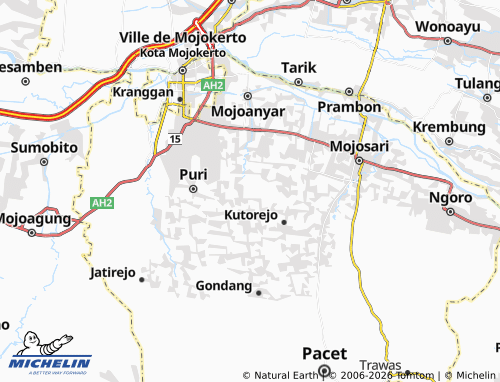 Carte MICHELIN Sumberkarang - ViaMichelin