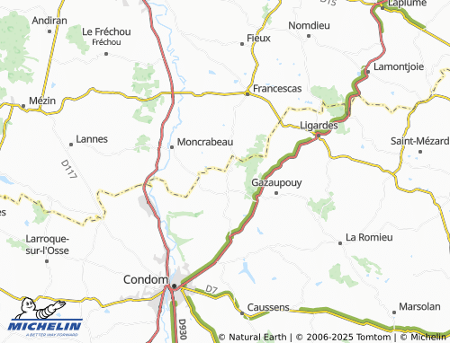Mapa MICHELIN Lasbadies - ViaMichelin