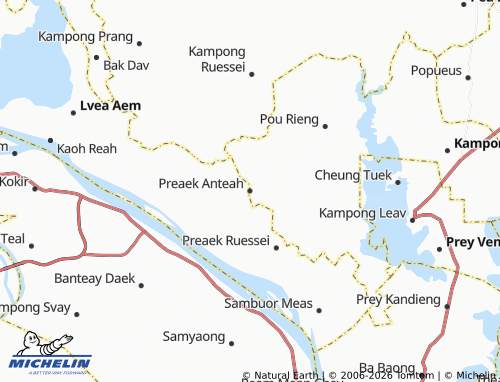 Mapa MICHELIN Preaek Anteah - ViaMichelin