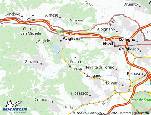Mapa MICHELIN Reano - ViaMichelin