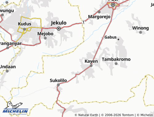 MICHELIN-Landkarte Pasuruhan - ViaMichelin