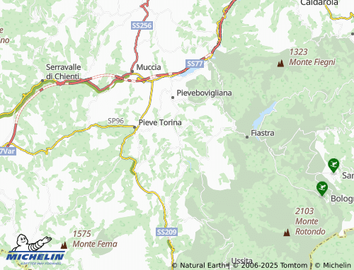 MICHELIN Fiordimonte map - ViaMichelin