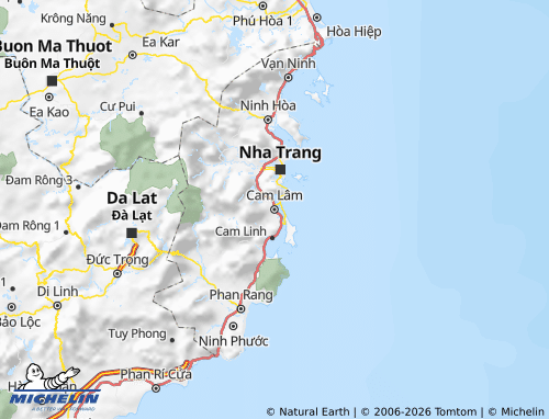 Mapa MICHELIN Cam Lâm - ViaMichelin