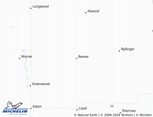 Mappa MICHELIN Beaver - ViaMichelin