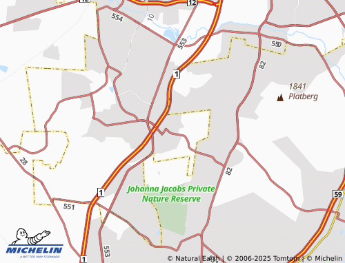 Kaart MICHELIN Kanana Park Extension 1 - ViaMichelin