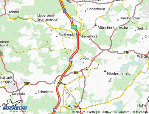 Mapa MICHELIN Wittchenstein - ViaMichelin
