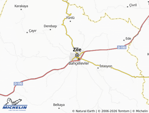 MICHELIN Dinçerler map - ViaMichelin