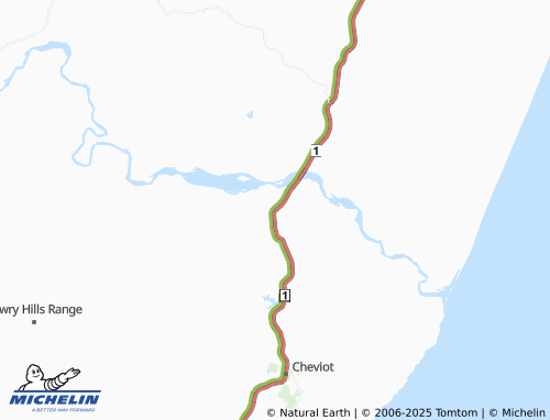 MICHELIN-Landkarte Spotswood - ViaMichelin