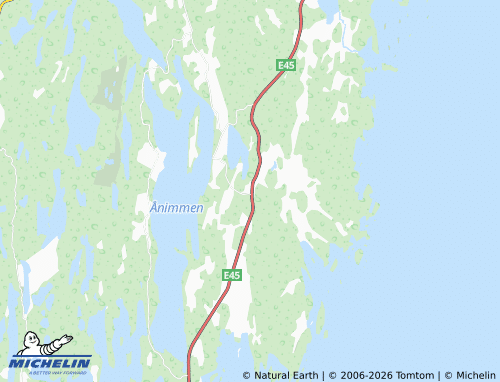 Carte MICHELIN Ånimskog - ViaMichelin