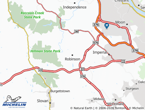 Mappa MICHELIN Robinson - ViaMichelin