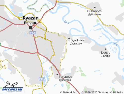 MICHELIN Lyudmila SNT map - ViaMichelin