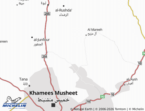 MICHELIN-Landkarte al-Dhahiya - ViaMichelin