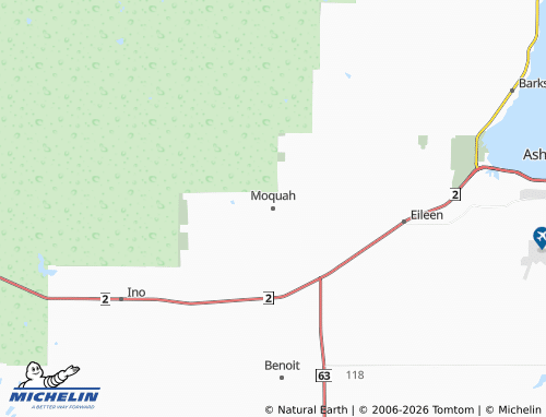 Carte MICHELIN Moquah - ViaMichelin