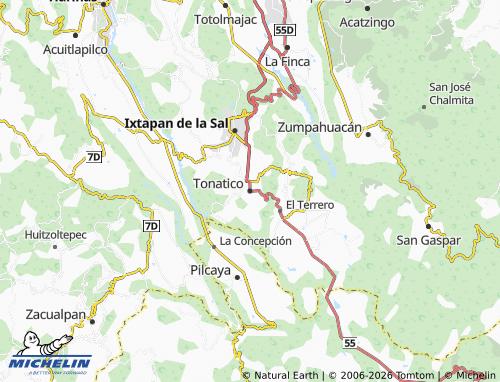 Mapa MICHELIN Tonatico - ViaMichelin
