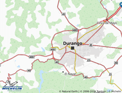 MICHELIN Valle Dorado map - ViaMichelin