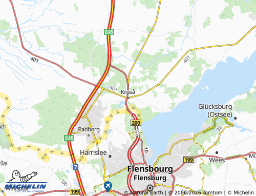 MICHELIN Kruså map - ViaMichelin