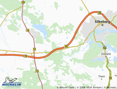 Mappa MICHELIN Abildskov - ViaMichelin