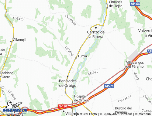 MICHELIN Turcia map - ViaMichelin