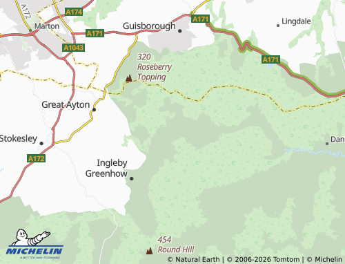 Carte MICHELIN Kildale - ViaMichelin