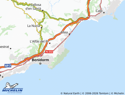 Kaart MICHELIN L'Albir - ViaMichelin