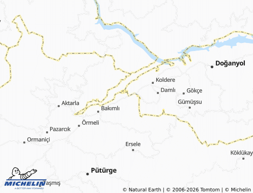 MICHELIN Şiro Taraksu map - ViaMichelin