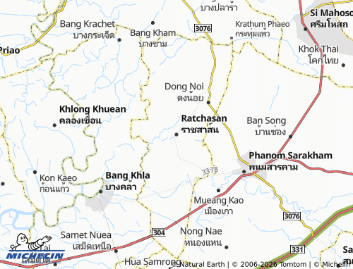 Mapa MICHELIN Ratchasan - ViaMichelin
