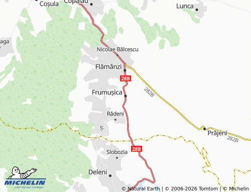 Carte MICHELIN Frumușica - ViaMichelin