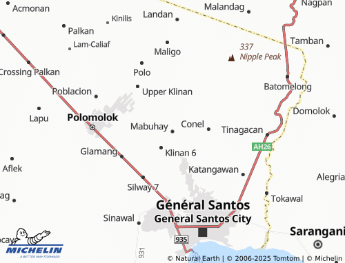 MICHELIN Mabuhay map - ViaMichelin