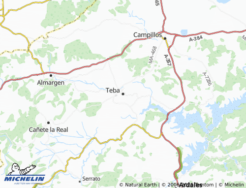 Mappa MICHELIN Teba - ViaMichelin