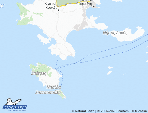 MICHELIN Agios Aimilianos map - ViaMichelin