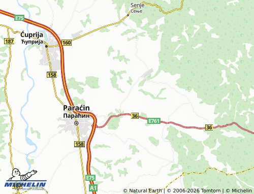 Mapa MICHELIN Bošnjane - ViaMichelin