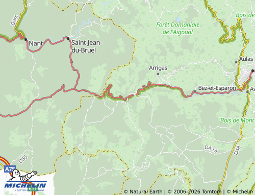 MICHELIN Alzon map - ViaMichelin