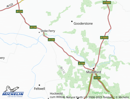 Mappa MICHELIN Northwold - ViaMichelin