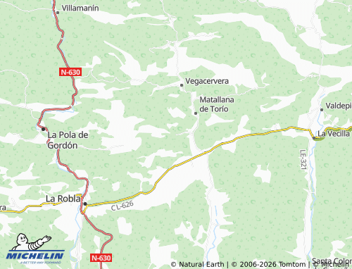 MICHELIN Orzónaga map - ViaMichelin